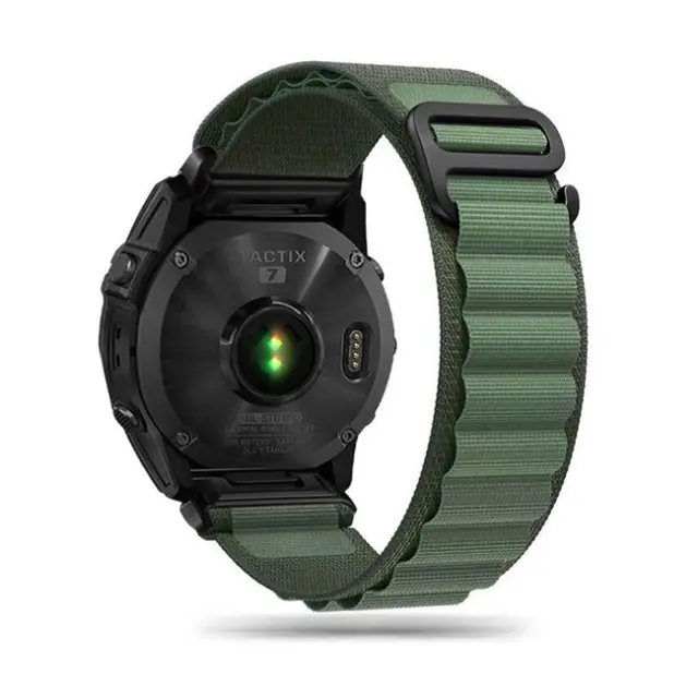 Tech-Protect Nylon Pro Strap Garmin Fenix 5 / 6 / 6 Pro / 7 Dark Green