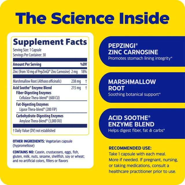 Enzymedica Acid Soothe® 2