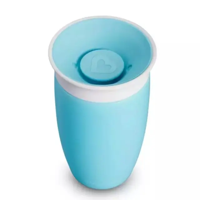 Παιδικό Ποτηράκι "Miracle Sippy Cup 360°"για 12m+ 296ml Μπλε - Munchkin 2