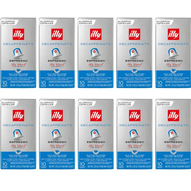 Illy Decaf Κάψουλες Nespresso 100τμχ