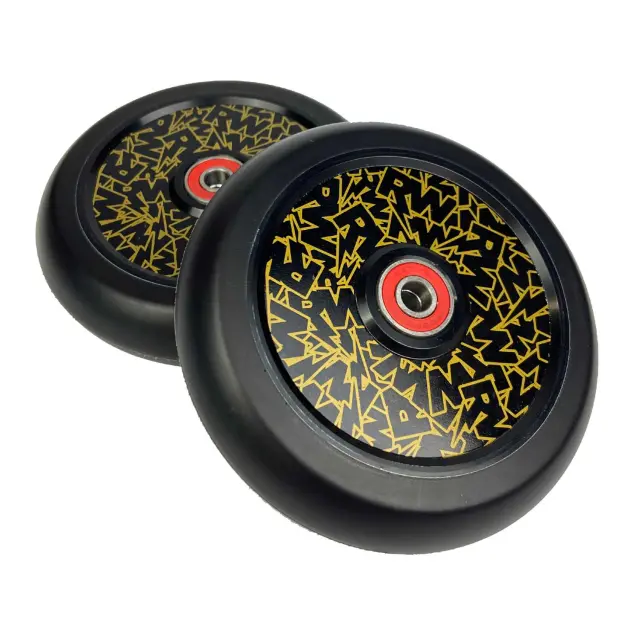 NITRO CIRCUS RW Hollow Core Wheels 120 - Black Gold