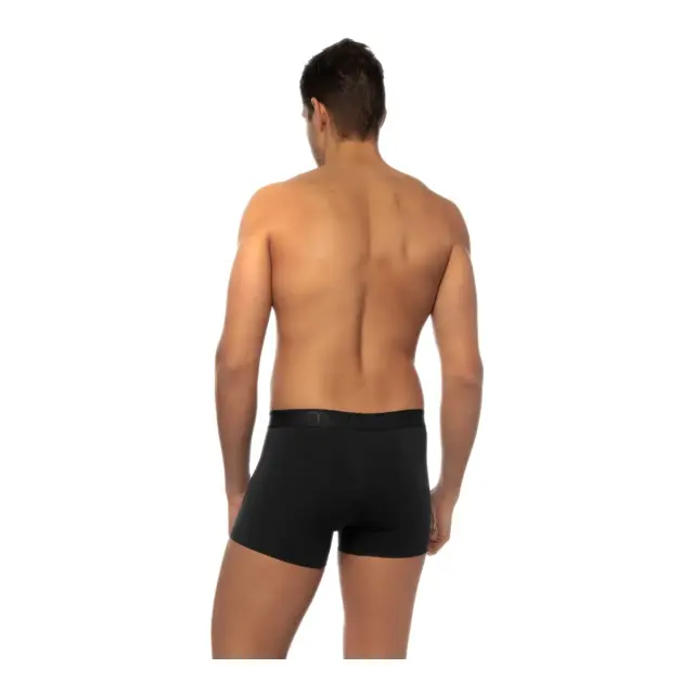 Mengear TENCEL™ Modal Ανδρικό Boxer με Εξωτερικό Λάστιχο 2τμχ Minerva - Blue Black - M 2