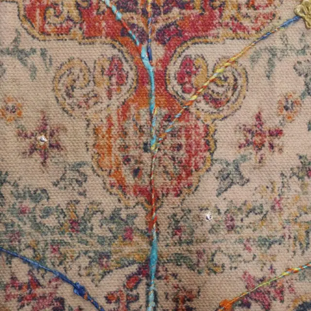 Χαλί Vintage Πολύχρωμο Βαμβακερό 80x150cm 2