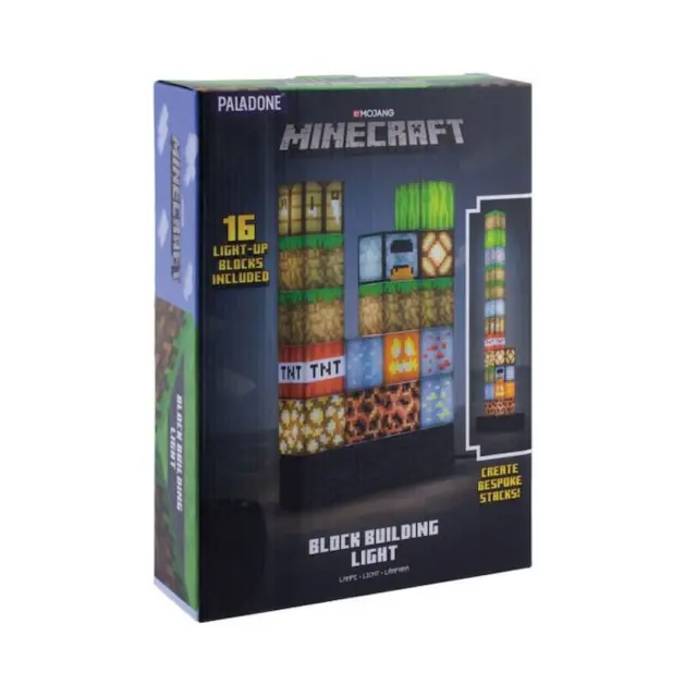 Paladone Minecraft Συναρμολογουμενο Παιδικό Διακοσμητικό Φωτιστικό Block PP6596