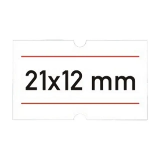Ετικέτες Αυτοκόλλητες Ετικετογράφου 21x12mm Ρίγα 1000 ετικέτες/ρολό