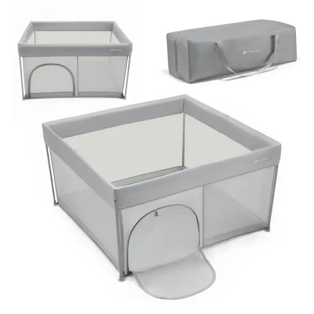 Kinderkraft Ziki Πάρκο Μωρού Grey