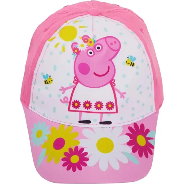 Peppa Pig παιδικό καπέλο μπέιζμπολ 52 cm Ροζ 2