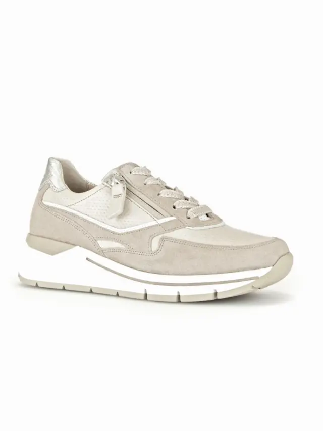 Gabor Sneakers Γυναικείο δέρμα Nubuck/δέρμα Μπεζ GAB/46588 63-MUSCHEL 2