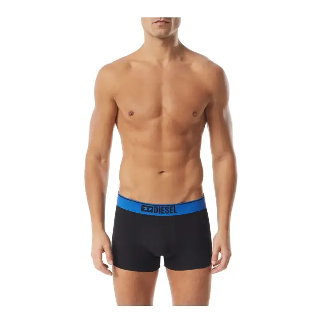 Diesel Ανδρικό Boxer Damien Contrast Denim Division Logo - Τριπλό Πακέτο, Χρώμα Black RYB - S 2