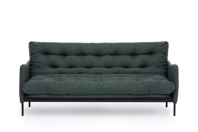 Τριθέσιος Καναπές Κρεβάτι Πράσινο ZIVAL