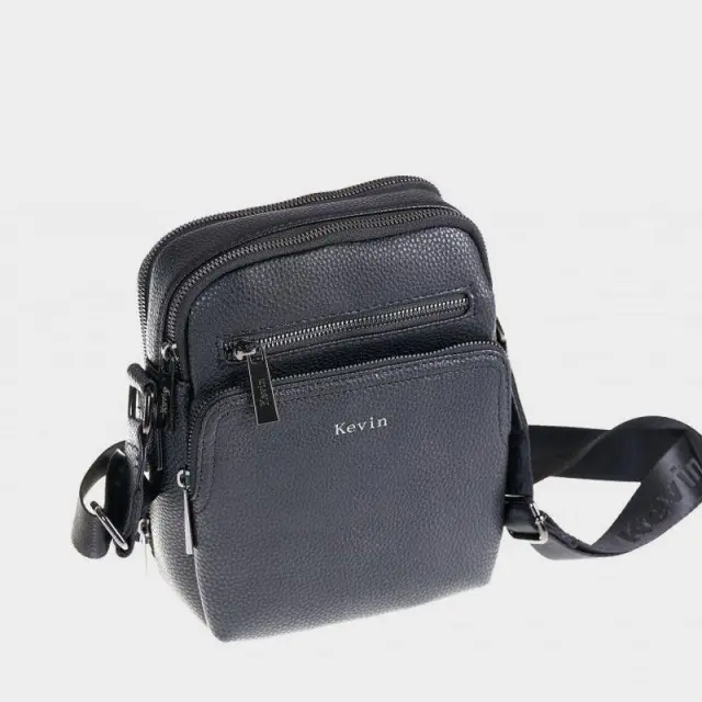Τσαντάκι Χιαστί Kevin IZA303-5571 Μαύρο - ONESIZE 2