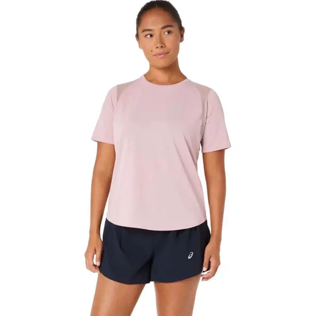 Asics Women's Road Shortsleeve T-Shirt Ροζ 2012D371-700 (Asics) - Small