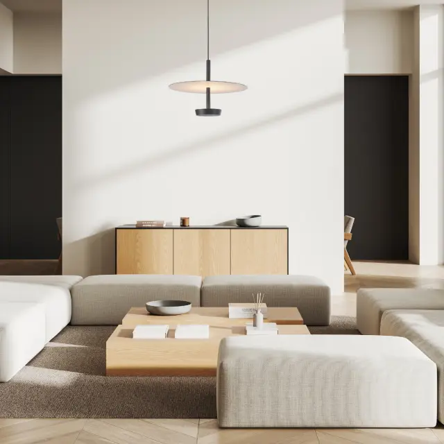 Κρεμαστό Φωτιστικό LED ACA Maison OKN5013PBK Αμμώδες Μαύρο 9W 3000K 310lm / OKN5013PBK 2