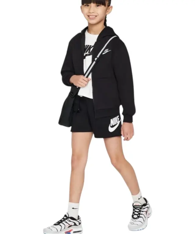 Nike - Αθλητικό Παιδικό Σορτς Club French Terry 86L100-023 Μαύρο 3