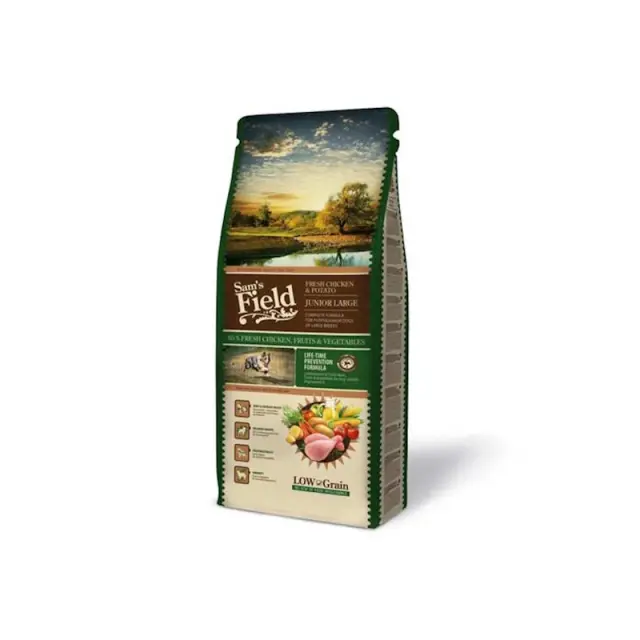 Sam's Field Low Grain Junior Large Fresh Chicken & Potato 2.5Kg Μονόχρωμο