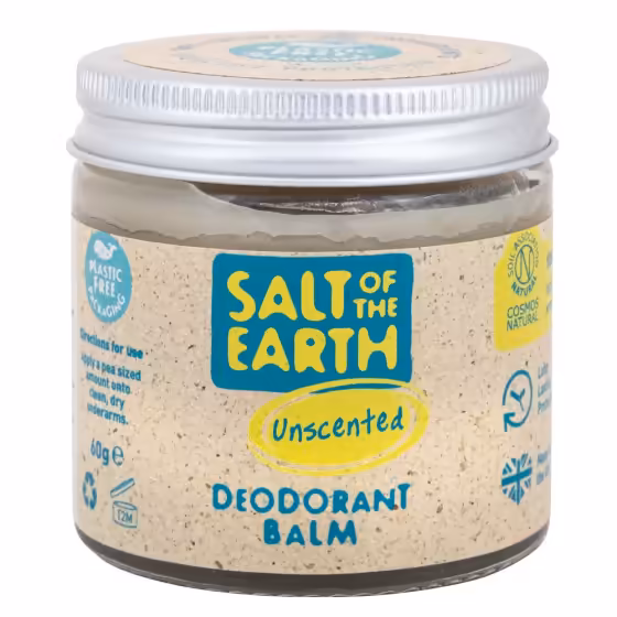 Salt of the Earth Vegan Unscented Deodorant Αποσμητικό Balm Χωρίς Άρωμα, 60g