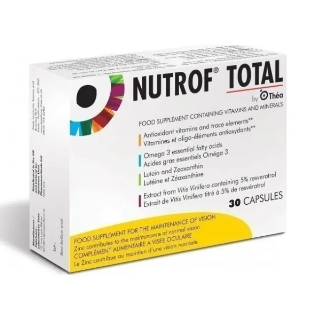 Nutrof Total Συμπλήρωμα Διατροφής για την Υγεία των Ματιών 30caps