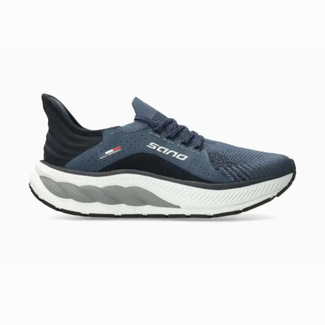Mephisto/Sano Sneakers Ανδρικό δέρμα/ύφασμα Μπλέ SAN/SPARK INDIGO - 45