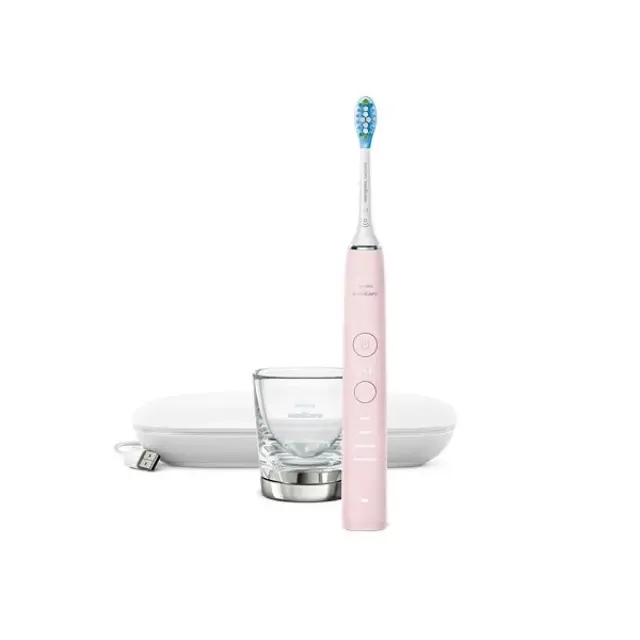 Philips Sonicare DiamondClean 9000 Ηλεκτρική Οδοντόβουρτσα Ροζ (HX9911/29)
