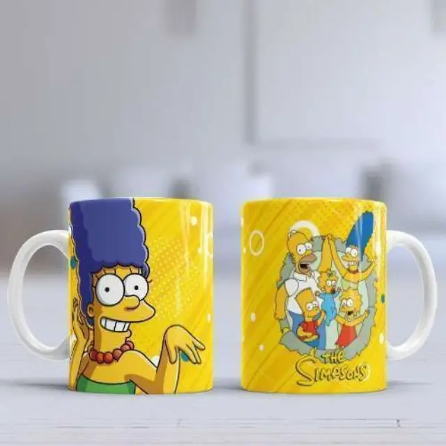 Kούπα κεραμική λευκη 330ml Simpsons - Marge η κούπα είναι με συσκευασία δώρου