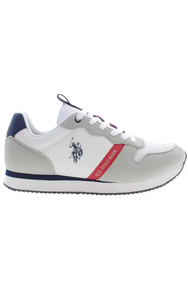 U.S. Polo Assn. - Ανδρικά Sneakers NOBIL009M3TH1-WHI Λευκό - 44