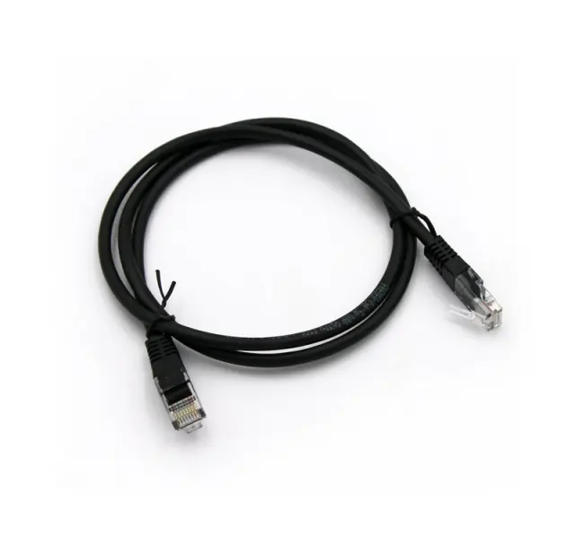 ΚΑΛΩΔΙΟ UTP Cat5e CCA 4x2x7*0.16mm 1m ECO ΜΑΥΡΟ