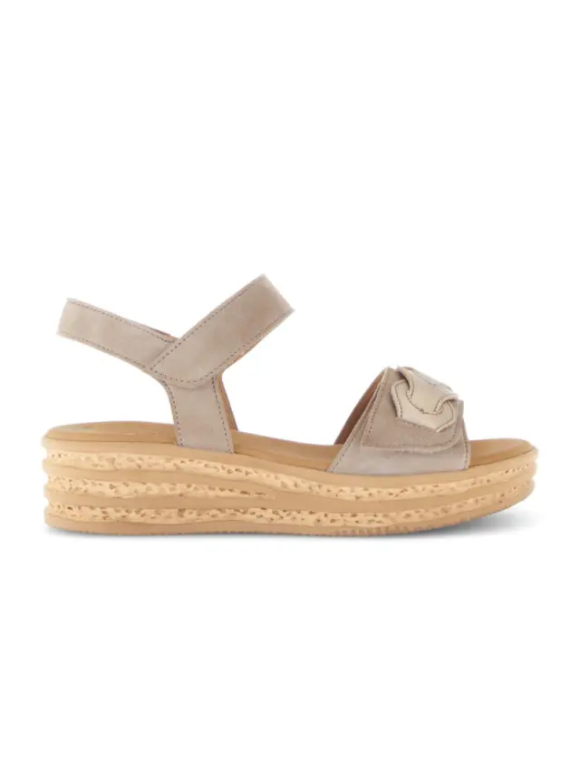 Gabor Πέδιλα Γυναικείο δέρμα Nubuck Μπεζ GAB/44553 12-PUDER 3