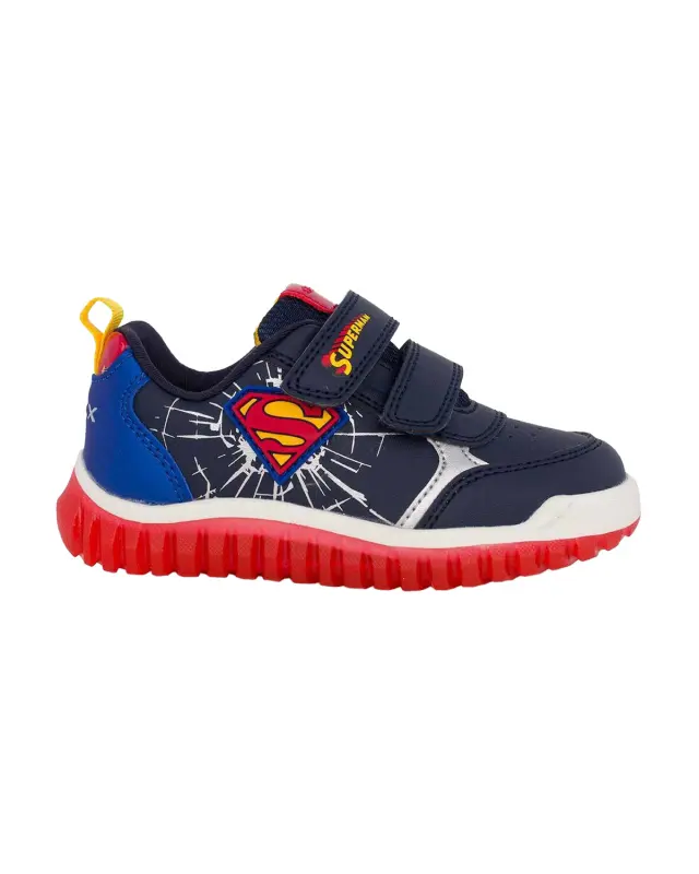 Παπούτσια sneakers Geox Superman με led φωτάκια 2