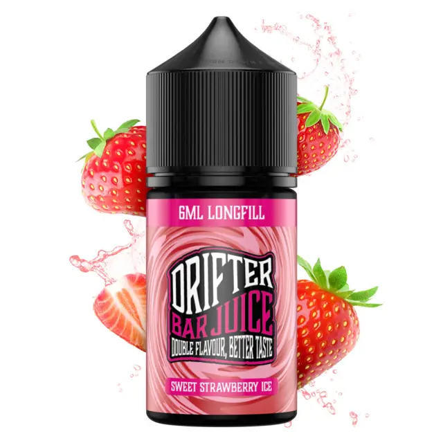 Sweet Strawberry Ice 6ml (30ml) - Drifter Bar Juice Flavorshots