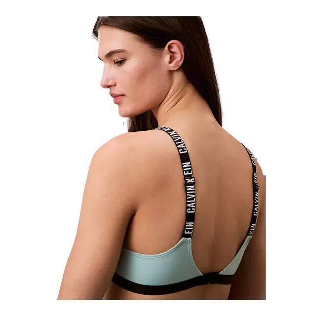 Calvin Klein Γυναικείο Μπουστάκι Lightly Lined Bralette, Χρώμα Ether - S 2