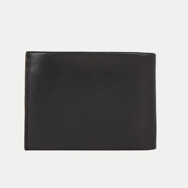 Calvin Klein - Ανδρικό Δερμάτινο Πορτοφόλι Minimal Focus Trifold 10Cc W/Coi K50K511271-BEH Μαύρο 2