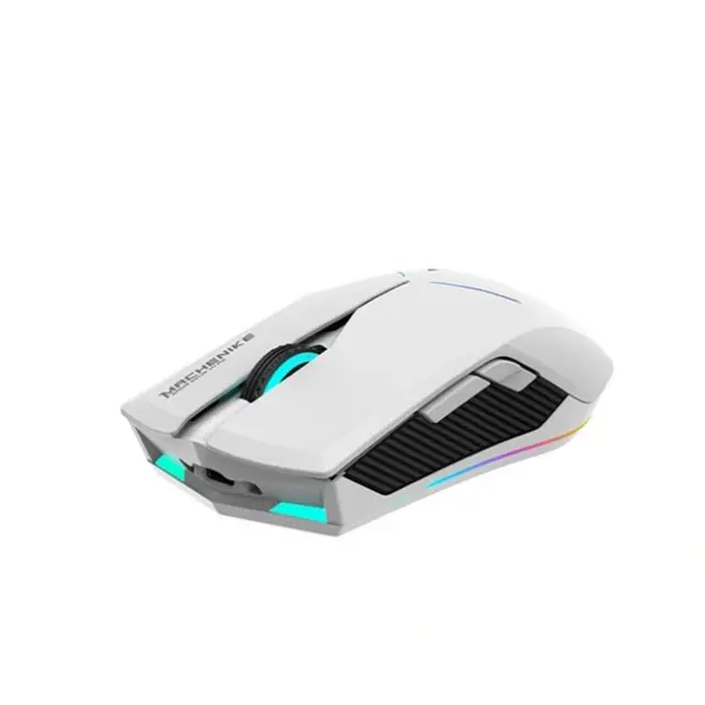 Machenike Gaming Mouse M721 10000DPI with RGB Backlight White 2