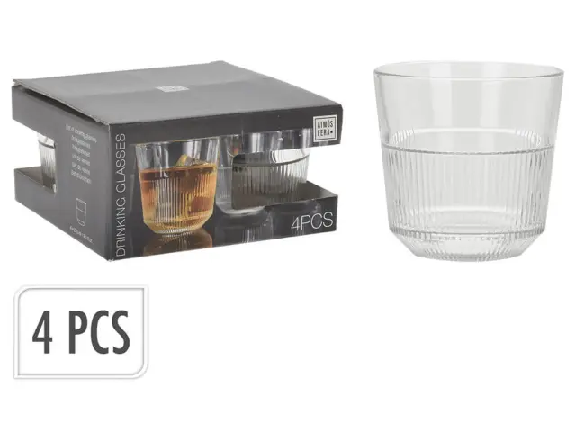 Σετ Ποτήρια Whisky Atmos Fera χωρητικότητας 270ml - 4 τεμάχια CC7001430 2