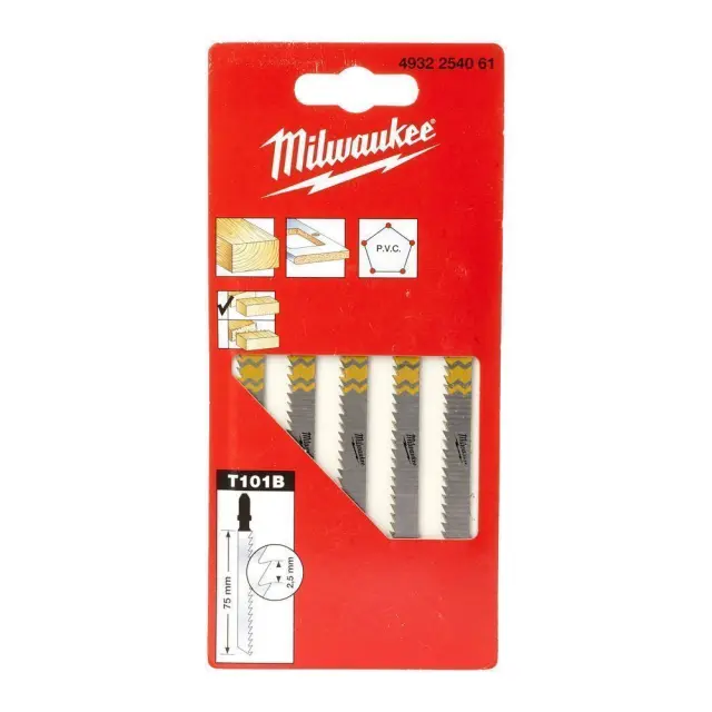 Milwaukee 4932254061 - ΛΑΜΕΣ ΣΕΓΑΣ 75x2.5/T101B Set 5τμχ MW 3