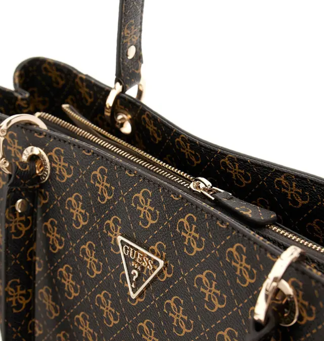 Τσάντα GUESS Noelle Tote HWQG9672250 Καφέ 2