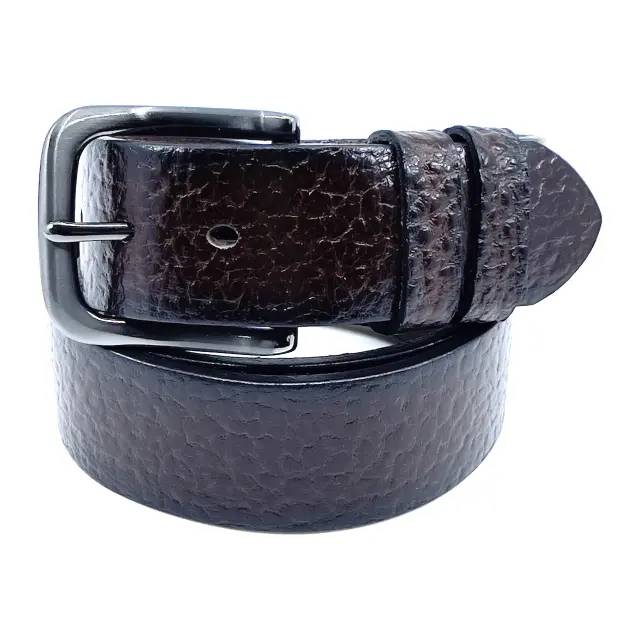 Καφέ Δερμάτινη Ζώνη Full Grain 4 cm