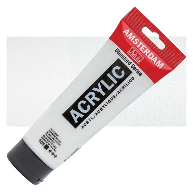 Ακρυλικό Talens Amsterdam 105 Titanium White - 250ml