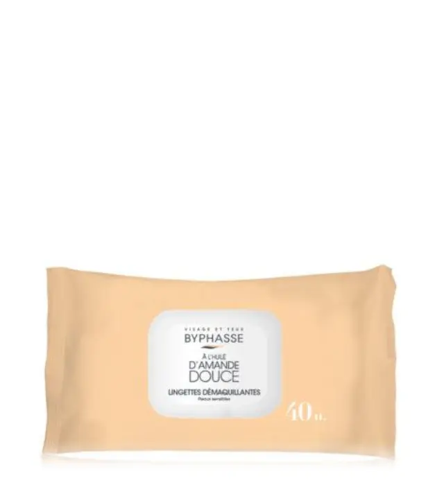 Byphasse Wipes Make-Up Remover Sweet Almond Oil