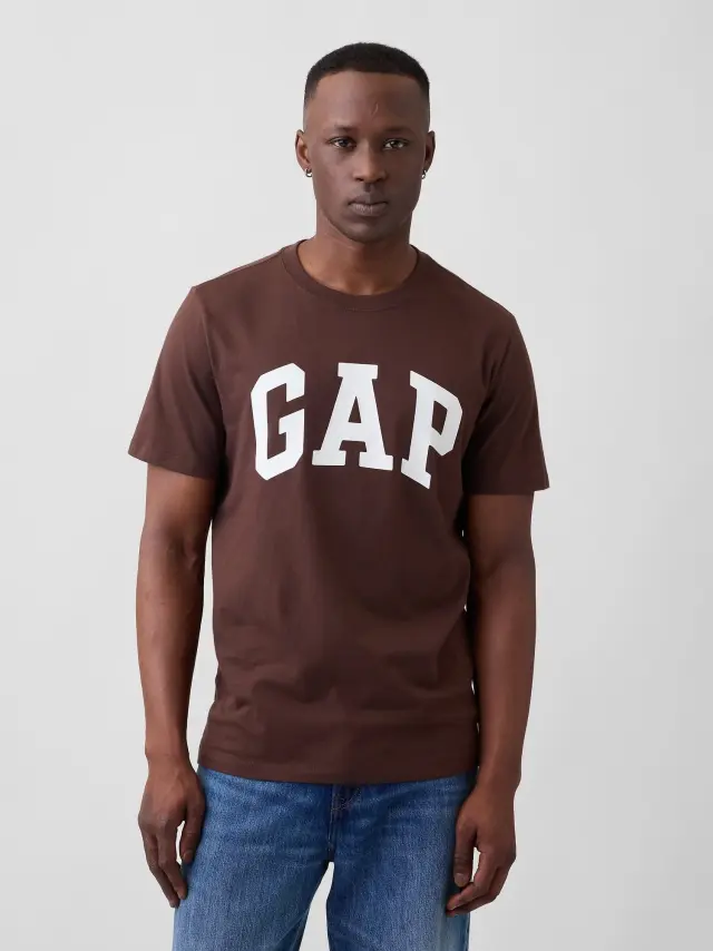 Ανδρική Μπλούζα Κοντομάνικη Everyday Soft DARK BROWN - S