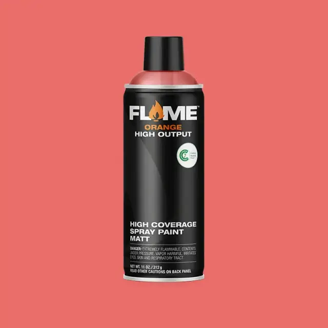 Flame Orange Spray Paint 400ml FO-307 Coral