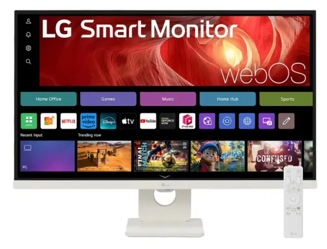 LG 32U721SA-W Smart Monitor 32" 4K UHD VA 60Hz 5ms HDR10 με 2x HDMI 2.0 + USB-C 65W – Λευκό