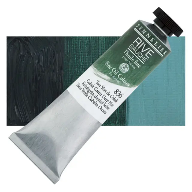 Sennelier Λάδι Rive Gauche 836 Cobalt Green Deep - 40ml