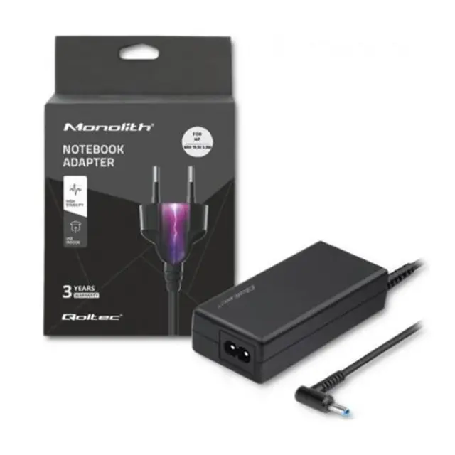 Qoltec Φορτιστής HP 65W 19.5V 3.33A Slim (51555)