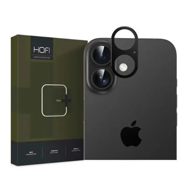 Μεταλλικό Προστατευτικό Κάλυμμα Κάμερας Hofi Alucam Pro+ Apple iPhone 16/ 16 Plus Μαύρο N65943