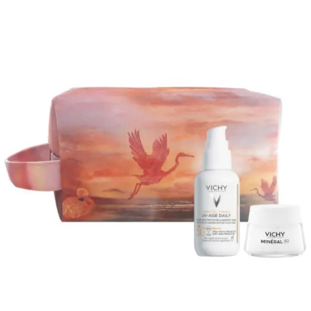 Vichy Capital Soleil UV-Age Daily Αντηλιακό Προσώπου με Χρώμα SPF50+ 40 ml + Δώρο Mineral 89 Κρέμα Booster 15 ml 2