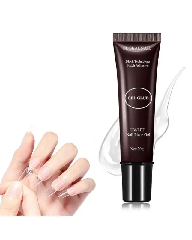 Gel κόλλα νυχιών για tips και strass black technology UV & Led Globalnail 20G