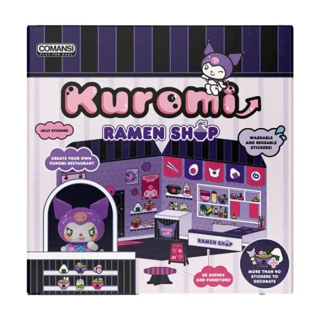 Comansi Hello Kitty: Kuromi Sticker House Ramen Restaurant 6cm 2