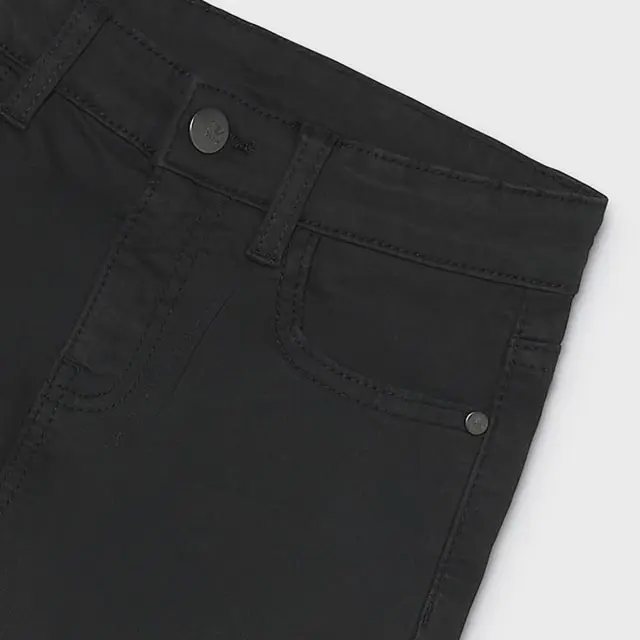 Mayoral Παντελόνι Πεντάτσεπο Slim Fit Basic Μαύρο για Αγόρι 3