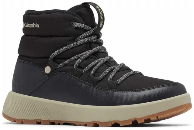 Slopside Village Omni-Heat Mid Black Silver Sage Γυναικεία Μποτάκια Columbia - 1917971-010 - 37.5