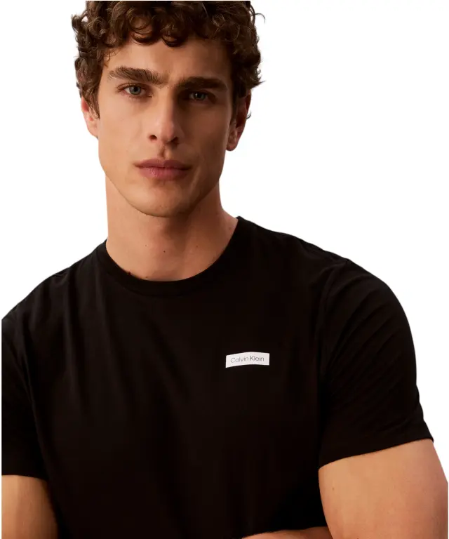 Calvin Klein - Ανδρικές Φανέλες 3Pack '100% Cotton Crewneck' LV00NB4733-UB1 Μαύρο 3